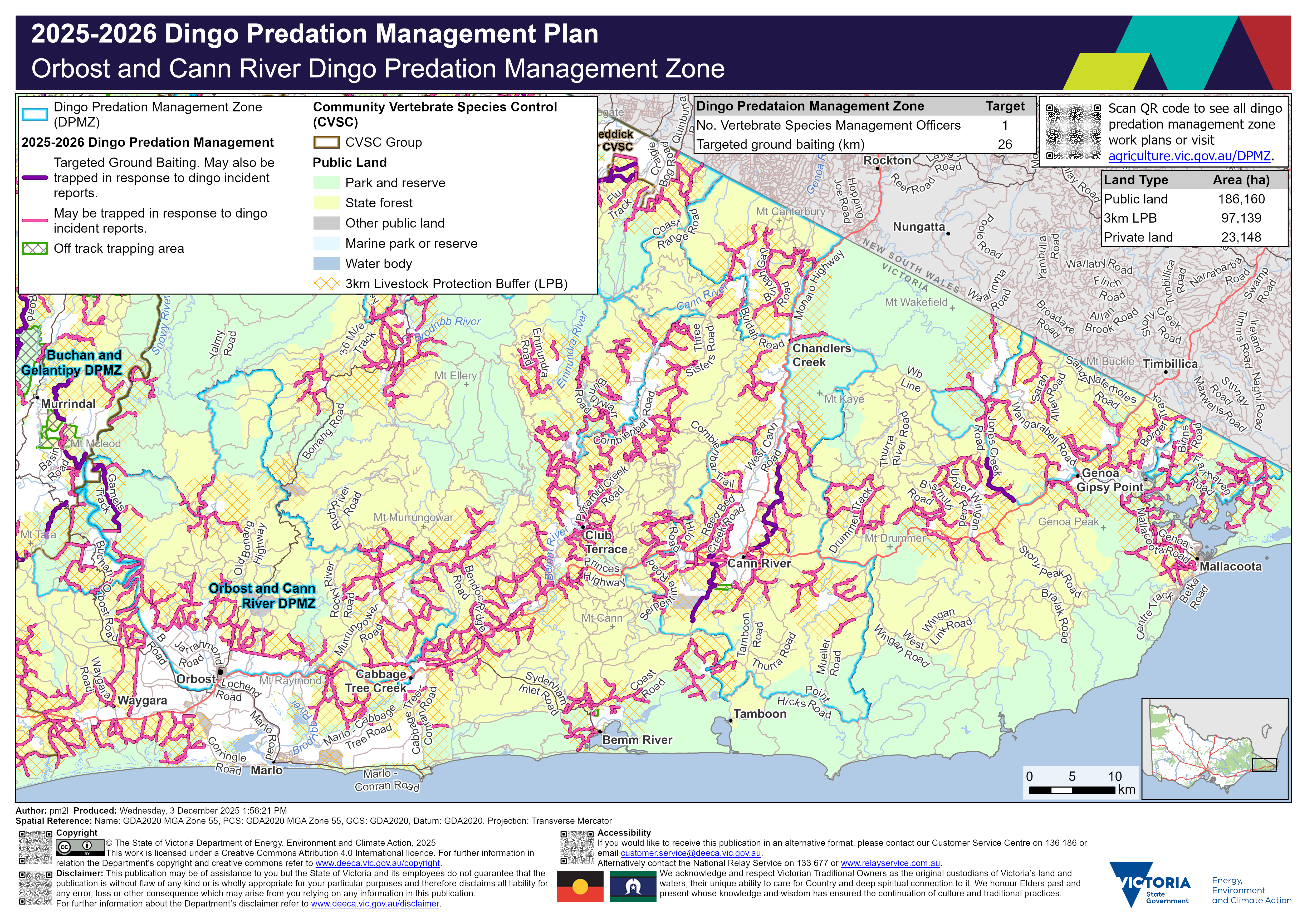 Orbost Cann River DPMZ 2025 2026
