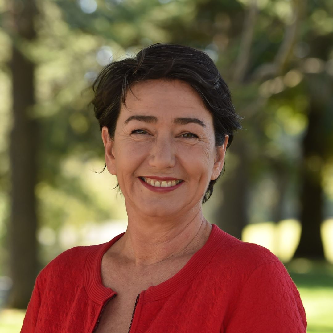 Image is a photograph of Victoria's Minister for Agriculture, Michaela Settle