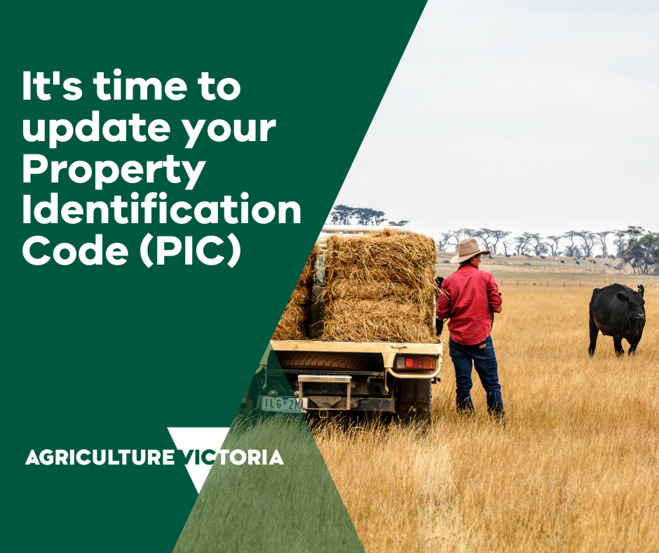 It's time to update your Property Identification Code (PIC)