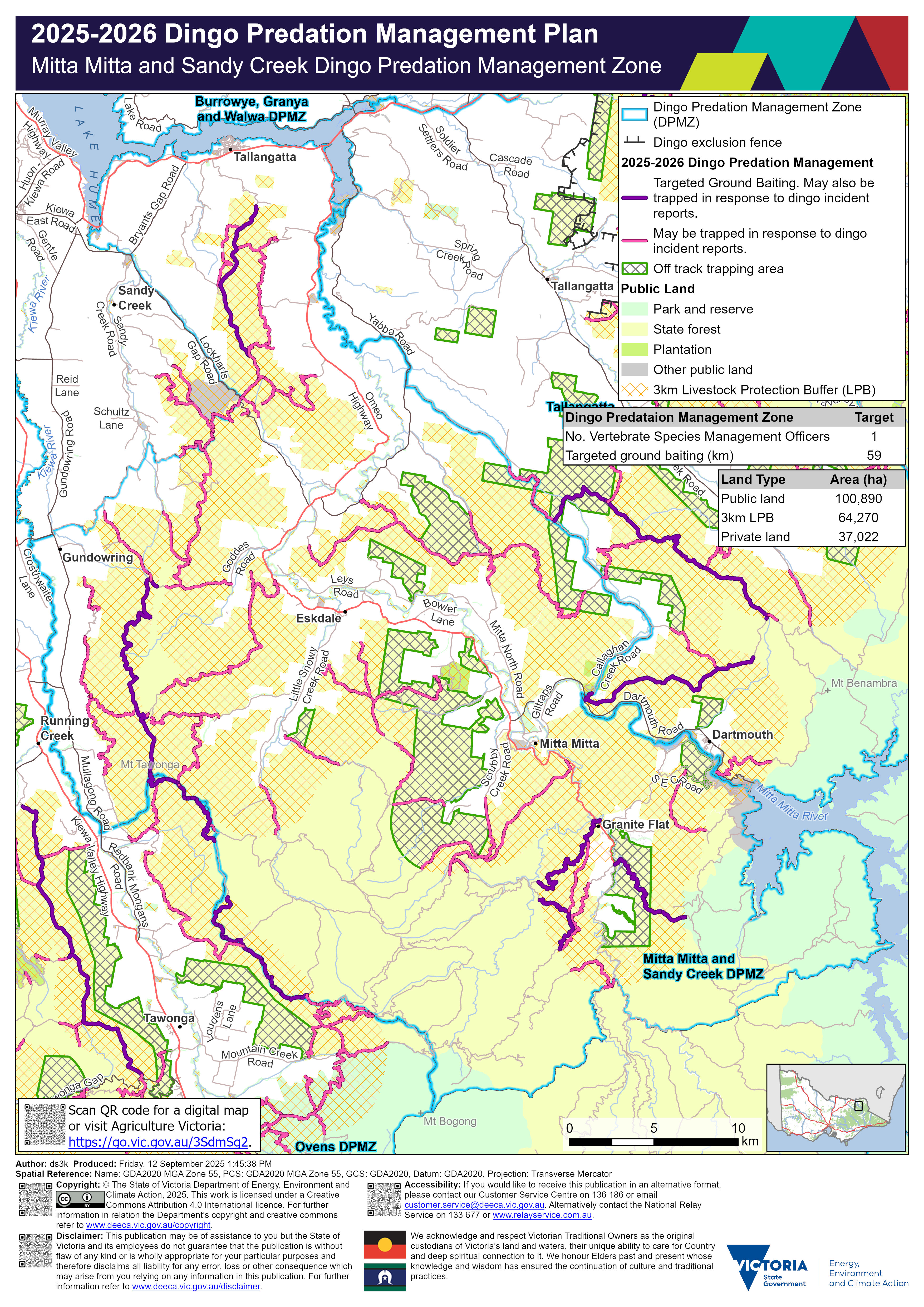 Mitta Mitta Sandy Creek DPMZ 2025 2026