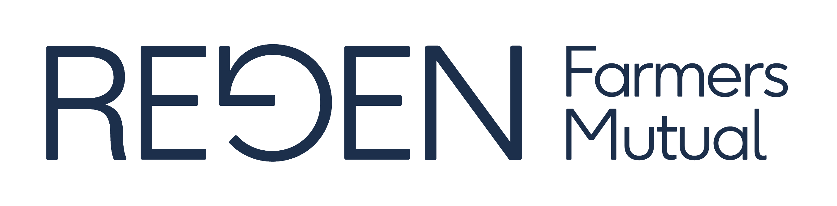 Image of the Regen Farmers Mutual Logo Double Dark Blue
