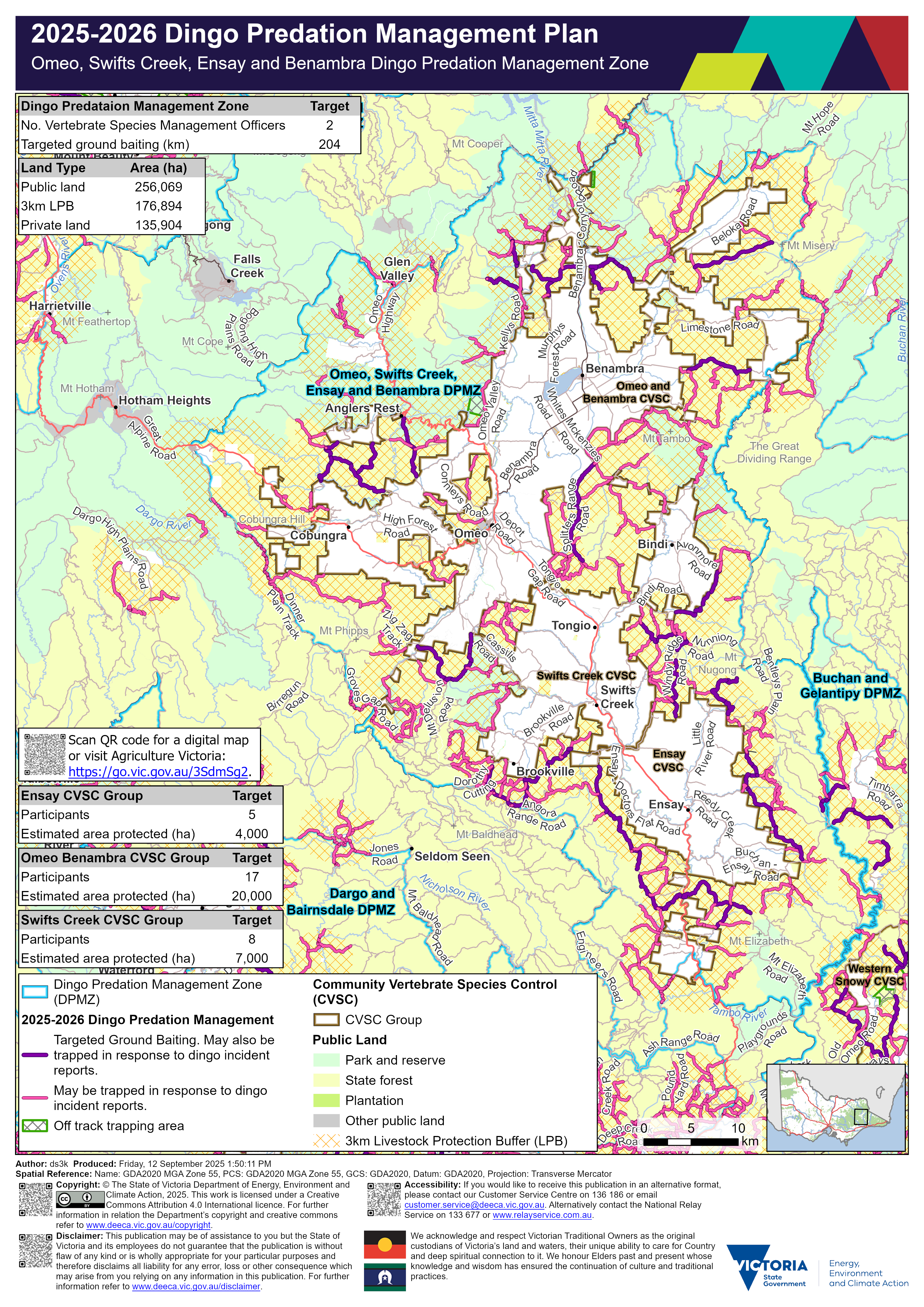 Omeo Swifts Creek and Benambra DPMZ