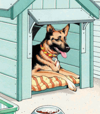 When dangerous dogs are not guarding non-residential premises they must be housed in a secure enclosure