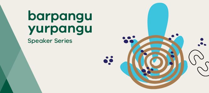 Logo of the barpangu yurpangu Speaker Series