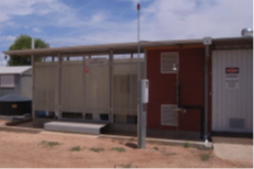 Farm chemical storage shed