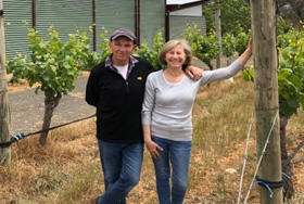 The owners of St Ignatius Vineyard and Winery.