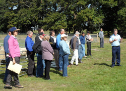 A group of people at a demonstration